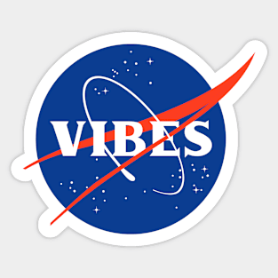 Vibes NASA Logo Sticker